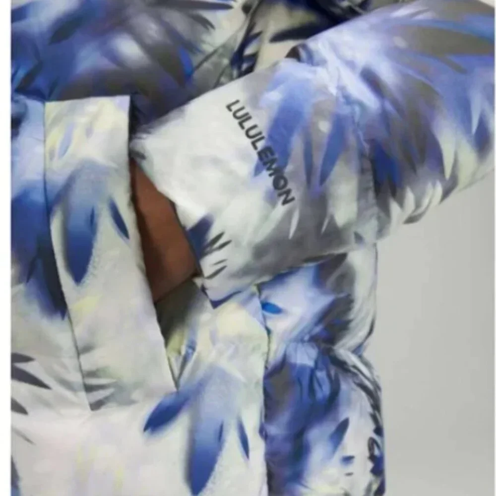 Lululemon Wunder Puff Jacket Chromatic Cloudscape Multi Size 6 - Picture 5 of 7